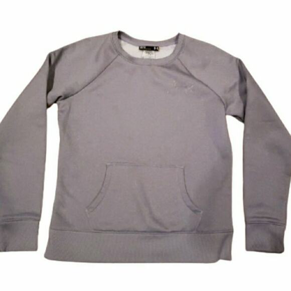 Under Armour Women's MD Loose Fit Gray Pullover Sweatshirt - Picture 1 of 5